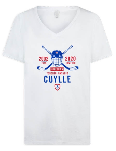 Classic Heritage William Cuylle Premium Ladies V-Neck T-Shirt | Swagsta