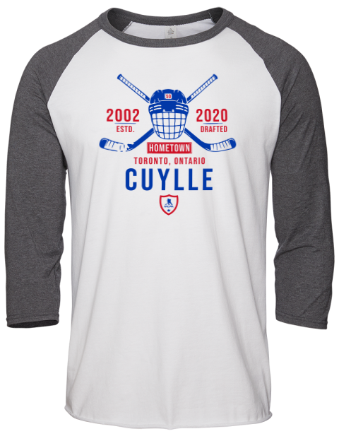 Classic Heritage William Cuylle Unisex Premium Three-Quarter Raglan T-Shirt | Swagsta