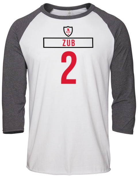 Home Jersey Artem Zub Unisex Premium Three-Quarter Raglan T-Shirt | Swagsta