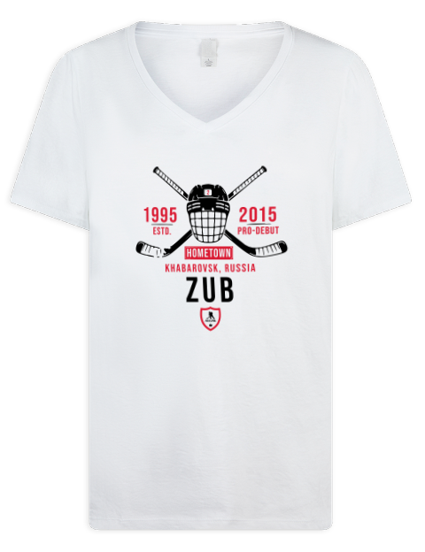 Classic Heritage Artem Zub Premium Ladies V-Neck T-Shirt | Swagsta