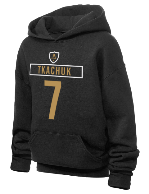Away Jersey Braeden Tkachuk Youth Hooded Sweatshirt | Swagsta