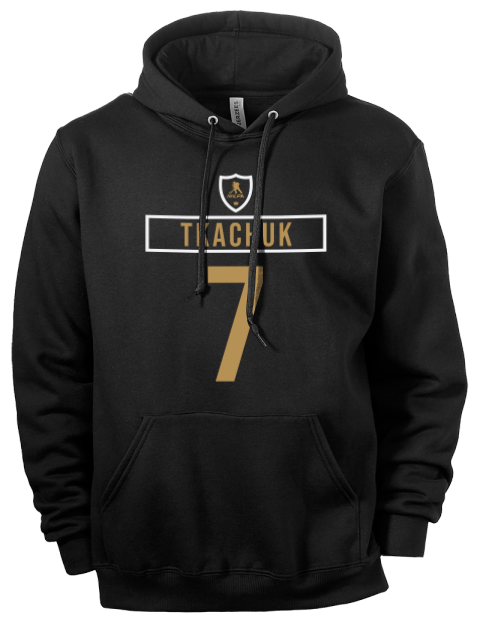 Away Jersey Braeden Tkachuk Eco Premium Unisex Hooded Sweatshirt | Swagsta