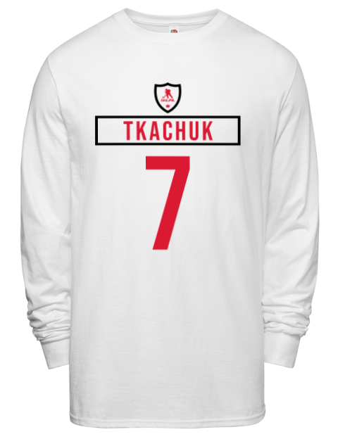 Home Jersey Braeden Tkachuk Men's Long-Sleeve T-Shirt | Swagsta