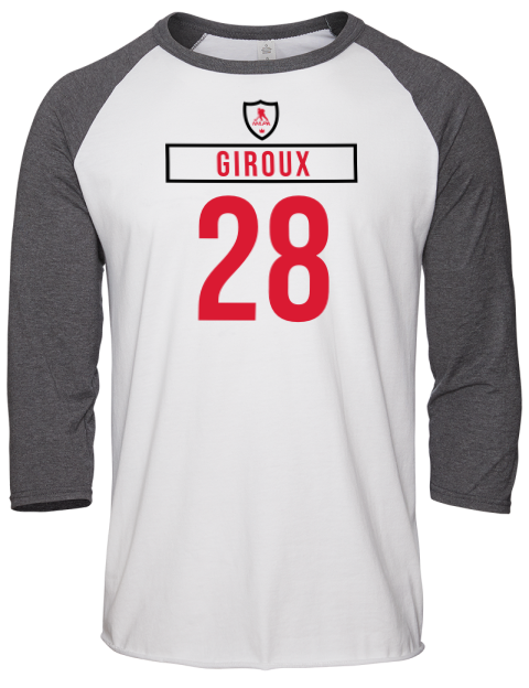 Home Jersey Claude Giroux Unisex Premium Three-Quarter Raglan T-Shirt | Swagsta