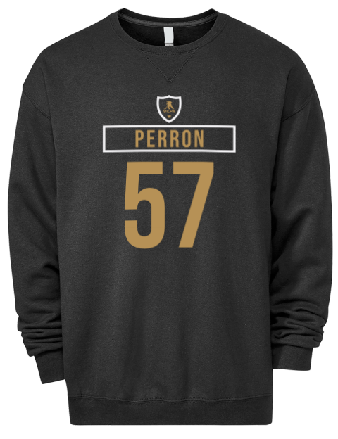 Away Jersey David Perron Premium Unisex Crewneck Sweatshirt | Swagsta