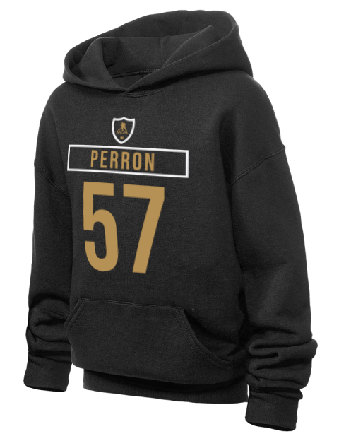 Away Jersey David Perron Youth Hooded Sweatshirt | Swagsta