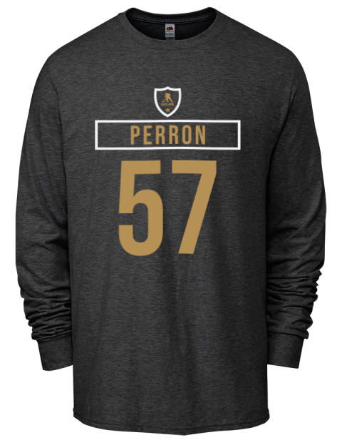 Away Jersey David Perron Men's Long-Sleeve T-Shirt | Swagsta