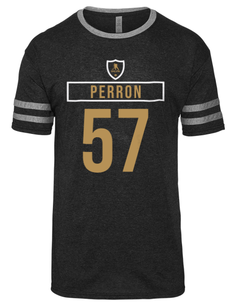 Away Jersey David Perron Men's Tri-Blend T-Shirt | Swagsta
