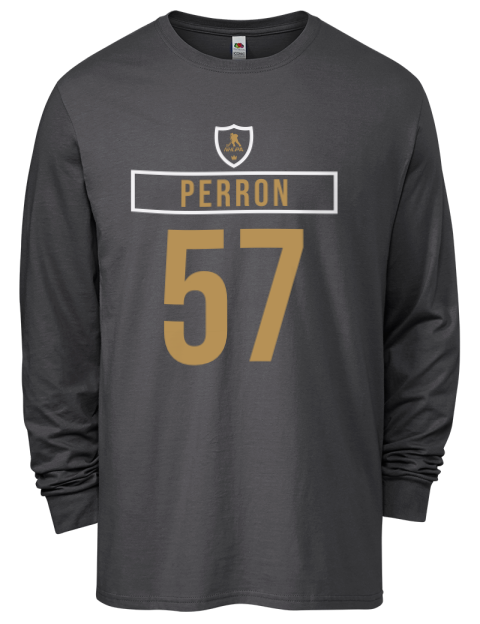 Away Jersey David Perron Men's Long-Sleeve T-Shirt | Swagsta