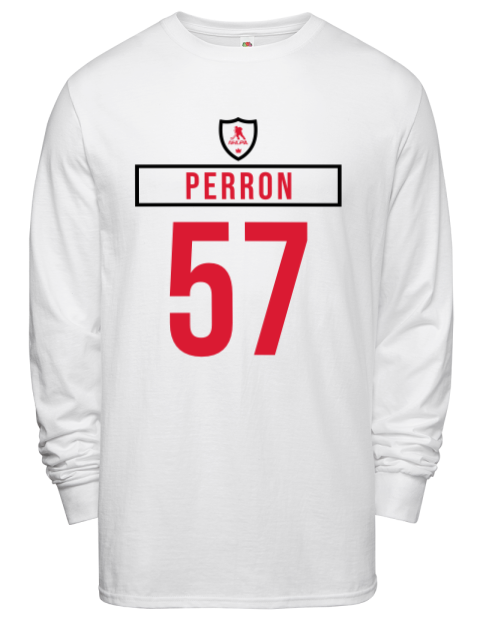 Home Jersey David Perron Men's Long-Sleeve T-Shirt | Swagsta