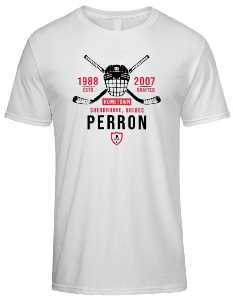 Classic Heritage David Perron Premium Ring-Spun Cotton Unisex T-Shirt | Swagsta