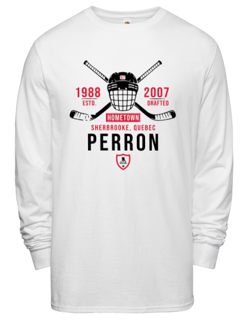 Classic Heritage David Perron Men's Long-Sleeve T-Shirt | Swagsta