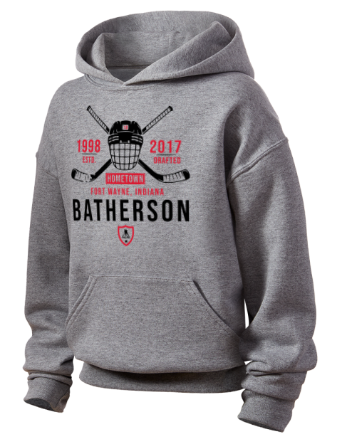 Classic Heritage Drake Batherson Youth Hooded Sweatshirt | Swagsta