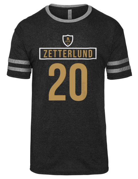 Away Jersey Fabian Zetterlund Men's Tri-Blend T-Shirt | Swagsta