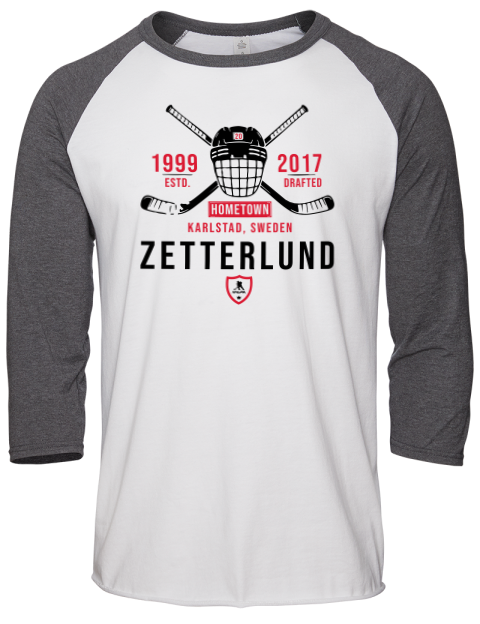 Classic Heritage Fabian Zetterlund Unisex Premium Three-Quarter Raglan T-Shirt | Swagsta