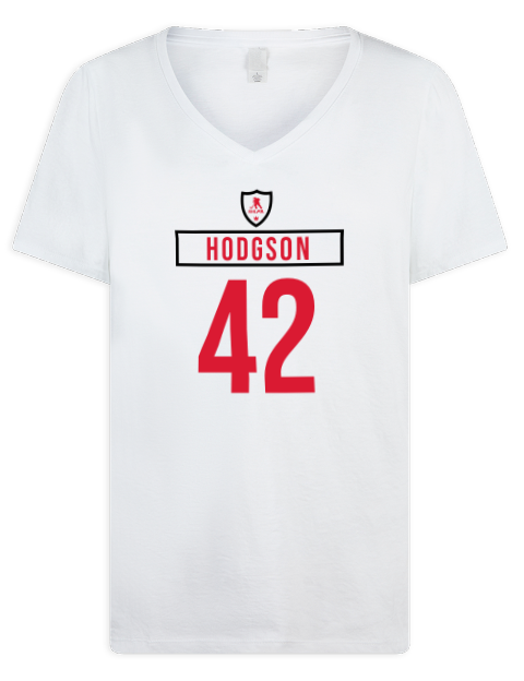 Home Jersey Hayden Hodgson Premium Ladies V-Neck T-Shirt | Swagsta