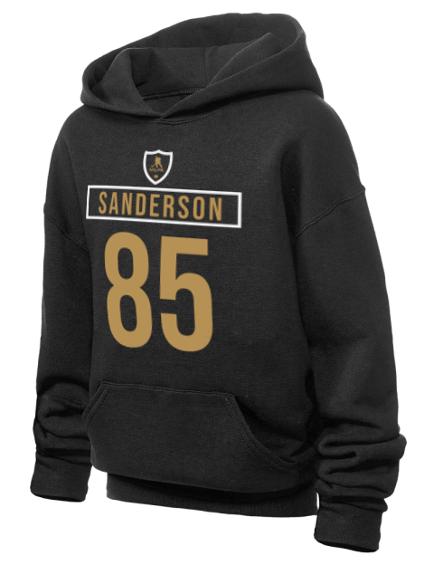Away Jersey Jake Sanderson Youth Hooded Sweatshirt | Swagsta