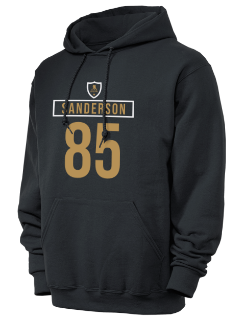Away Jersey Jake Sanderson Unisex Hooded Sweatshirt | Swagsta