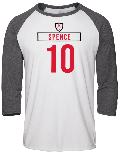 Home Jersey Jordan Spence Unisex Premium Three-Quarter Raglan T-Shirt | Swagsta