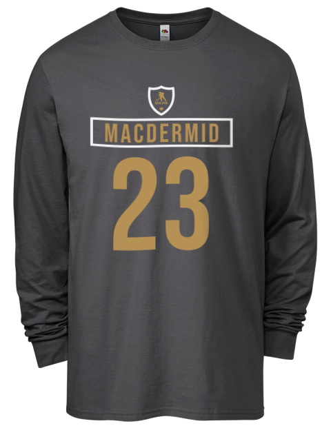 Away Jersey Kurtis Macdermid Men's Long-Sleeve T-Shirt | Swagsta