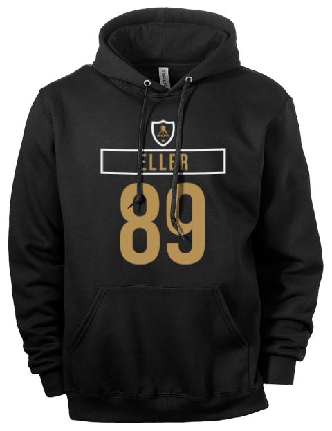 Away Jersey Lars Eller Eco Premium Unisex Hooded Sweatshirt | Swagsta