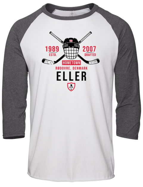 Classic Heritage Lars Eller Unisex Premium Three-Quarter Raglan T-Shirt | Swagsta