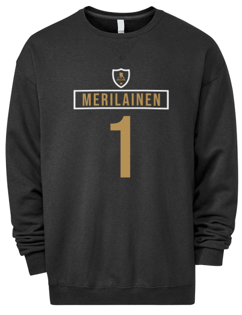 Away Jersey Leevi Merilainen Premium Unisex Crewneck Sweatshirt | Swagsta