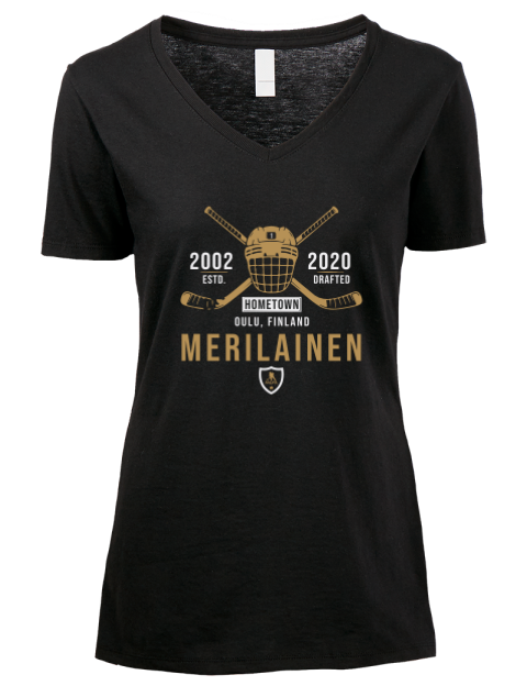 Heritage Leevi Merilainen Premium Ladies V-Neck T-Shirt | Swagsta