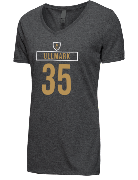Away Jersey Linus Ullmark Premium Ladies V-Neck T-Shirt | Swagsta