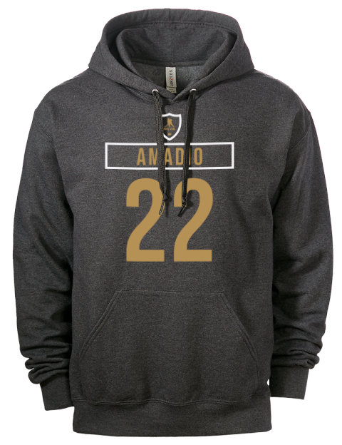 Away Jersey Michael Amadio Eco Premium Unisex Hooded Sweatshirt | Swagsta