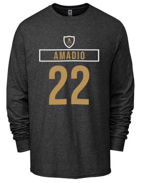 Away Jersey Michael Amadio Men's Long-Sleeve T-Shirt | Swagsta