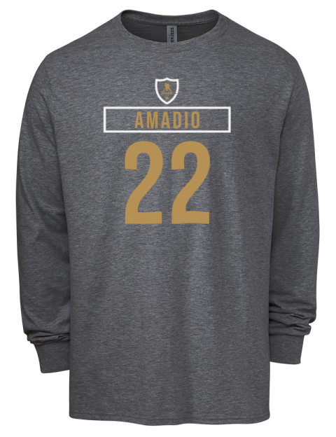 Away Jersey Michael Amadio Men's Premium Blend Long Sleeve-T-Shirt | Swagsta