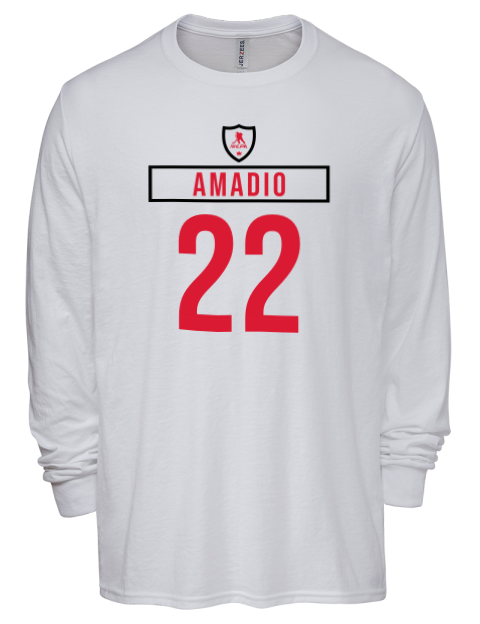 Home Jersey Michael Amadio Men's Premium Blend Long Sleeve-T-Shirt | Swagsta