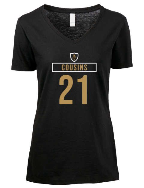 Away Jersey Nick Cousins Premium Ladies V-Neck T-Shirt | Swagsta