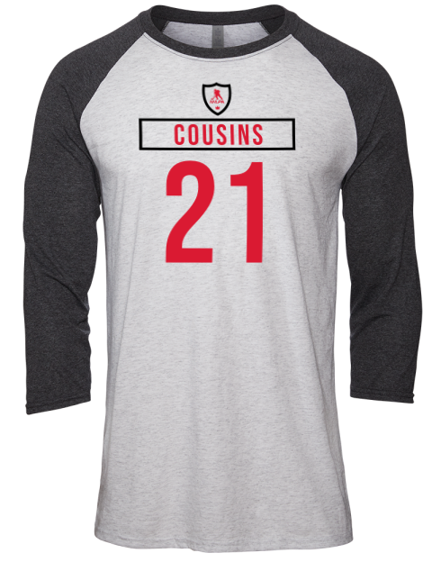 Home Jersey Nick Cousins Unisex Premium Three-Quarter Raglan T-Shirt | Swagsta