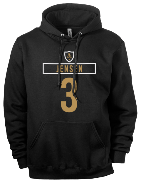 Away Jersey Nick Jensen Eco Premium Unisex Hooded Sweatshirt | Swagsta