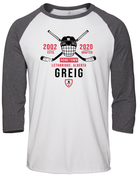 Classic Heritage Ridly Greig Unisex Premium Three-Quarter Raglan T-Shirt | Swagsta