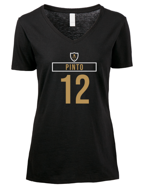 Away Jersey Shane Pinto Premium Ladies V-Neck T-Shirt | Swagsta