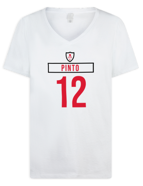 Home Jersey Shane Pinto Premium Ladies V-Neck T-Shirt | Swagsta