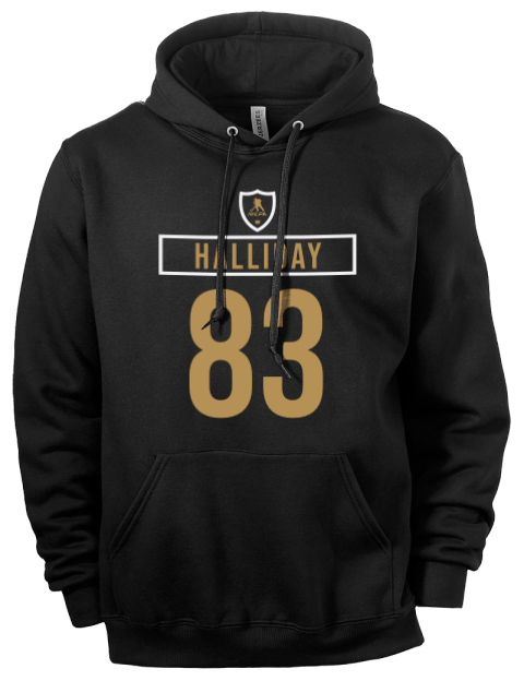 Away Jersey Stephen Halliday Eco Premium Unisex Hooded Sweatshirt | Swagsta
