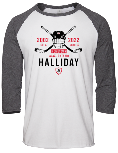 Classic Heritage Stephen Halliday Unisex Premium Three-Quarter Raglan T-Shirt | Swagsta