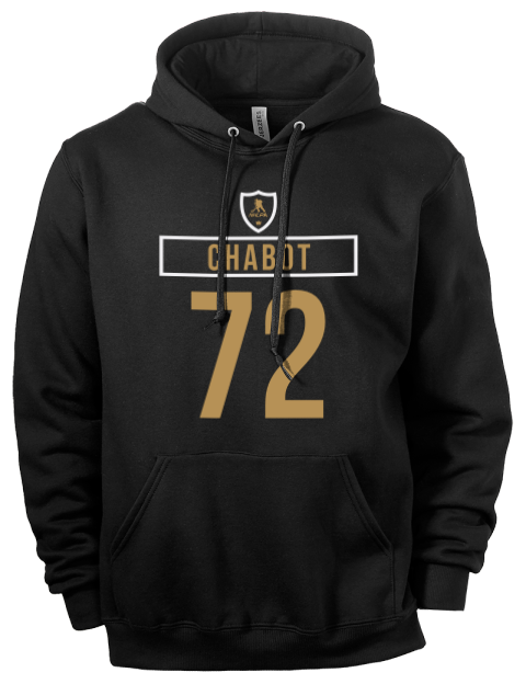 Away Jersey Thomas Chabot Eco Premium Unisex Hooded Sweatshirt | Swagsta