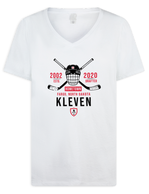 Classic Heritage Tyler Kleven Premium Ladies V-Neck T-Shirt | Swagsta