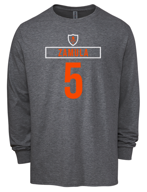 Away Jersey Egor Zamula Men's Premium Blend Long Sleeve-T-Shirt | Swagsta