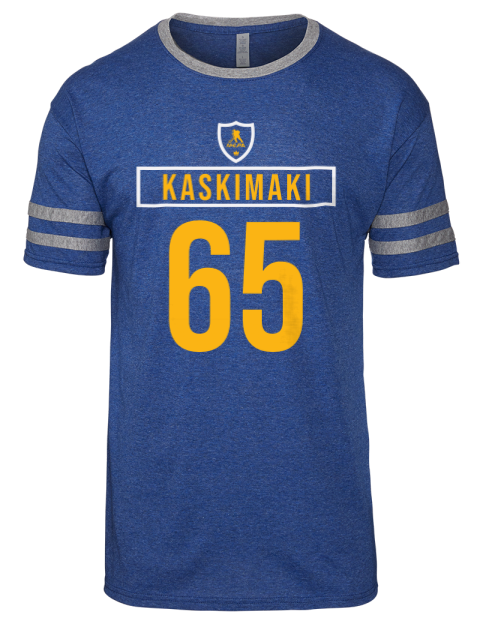 Away Jersey Aleksanteri Kaskimaki Men's Tri-Blend T-Shirt | Swagsta
