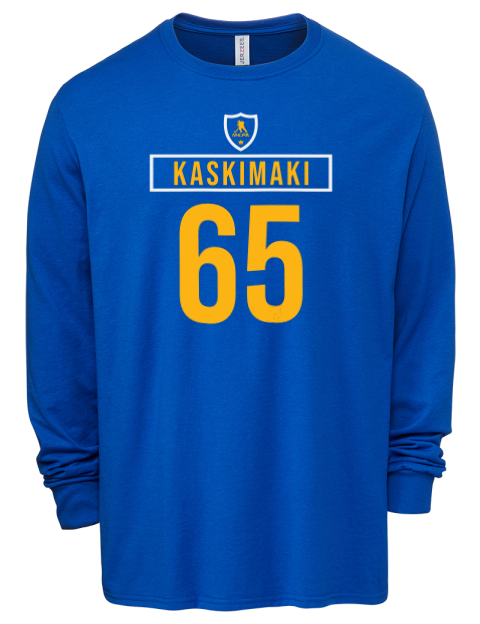 Away Jersey Aleksanteri Kaskimaki Men's Premium Blend Long Sleeve-T-Shirt | Swagsta