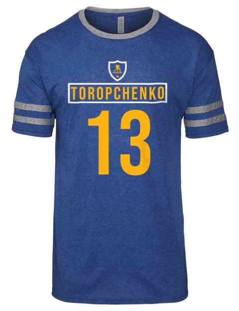 Away Jersey Alexey Toropchenko Men's Tri-Blend T-Shirt | Swagsta
