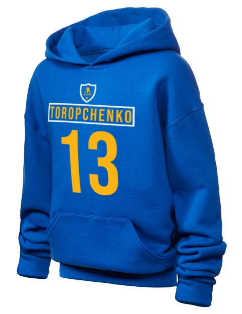 Away Jersey Alexey Toropchenko Youth Hooded Sweatshirt | Swagsta