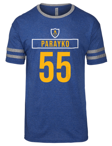 Away Jersey Colton Parayko Men's Tri-Blend T-Shirt | Swagsta