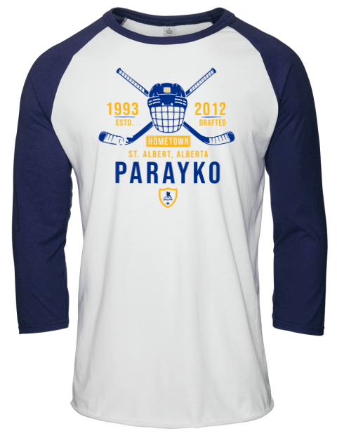 Classic Heritage Colton Parayko Unisex Premium Three-Quarter Raglan T-Shirt | Swagsta
